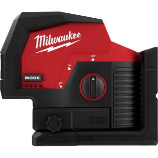 Milwaukee M12 Green Cross Line and Plumb Points Laser with Optional Kit