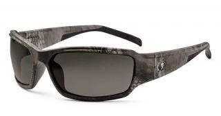 Ergodyne Skullerz Thor Safety Glasses with Polarized Smoke Lens and Kryptek Typhon Frame