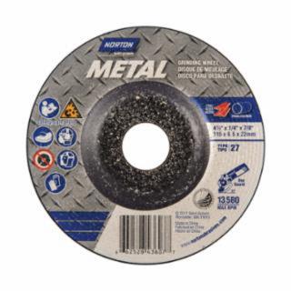 Norton 4-1/2 Inch Aluminum Oxide Grinding Wheel
