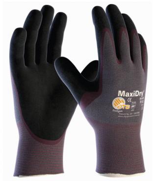 MaxiDry Ultra Lightweight Nitrile Grip Gloves (12 Pairs)