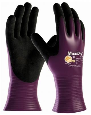 MaxiDry Fully Dipped Nitrile Glove with Elastane Liner Gloves (12 Pairs)