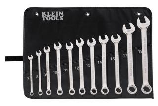 Klein Tools Combination Metric 11 Piece Wrench Set with Pouch