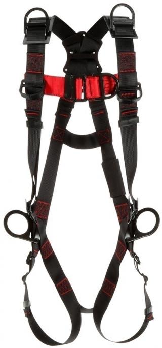 Protecta Vest-Style Positioning/Climbing/Retrieval Harness with Mating & Pass-Thru Buckles