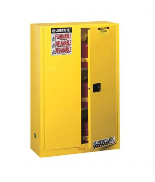 Justrite Sure-Grip EX Flammable Safety Cabinet with Manual Doors (45 gallons)