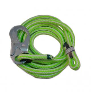 At-Height Braided Safety Blue Single Positioning Lanyard
