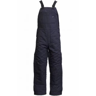 Lapco FR Cotton Duck Insulated Bib Overalls Navy