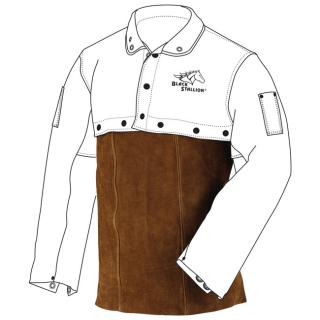 Black Stallion Split Cowhide Welding Bib