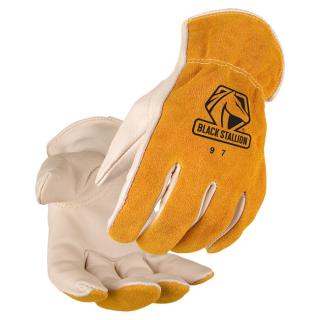Black Stallion 97 Series Versatile Grain Cowhide Palm Drivers Gloves
