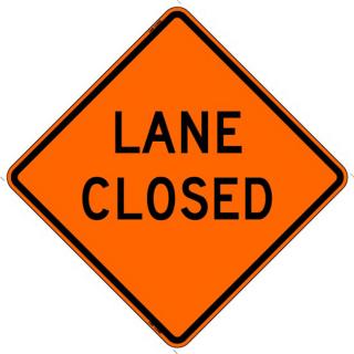 Bone Safety Lane Closed