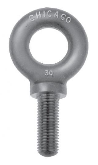 Chicago 1/2 x 1-1/2 Inch Steel Shoulder Pattern Eye Bolt