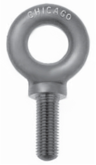 Chicago 1/2 x 1-1/2 Inch Hot Galvanized Shoulder Pattern Eye Bolt