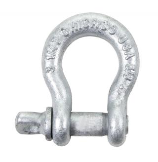 Chicago Hardware Galvanized Screw Pin Shackle