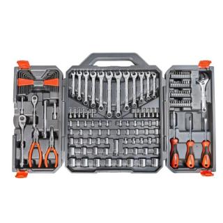 Crescent 150 Piece 1/4 Inch and 3/8 Inch Drive 6 Point SAE/Metric Professional Tool Set