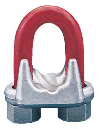 Crosby G-450 1/2 Inch Red-U-Bolt Wire Rope Clip - 1/2