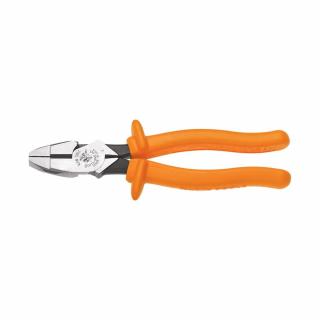 Klein Tools D2000-9NE-INS 9 Inch Insulated High-Leverage Side-Cutting Pliers