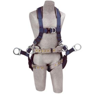 DBI Sala ExoFit Tower Climbing Harness with Tongue and Buckle Leg Straps