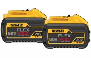 DeWALT 20V/60V MAX FLEXVOLT 9.0 AH Battery - 2 Pack