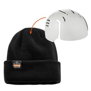 Ergdoyne N-Ferno 6811ZI Zippered Rib Knit Beanie Hat with Bump Cap