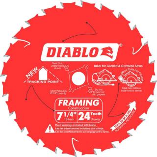 Diablo 7-1/4 Inch by 24 Tooth Framing Blade