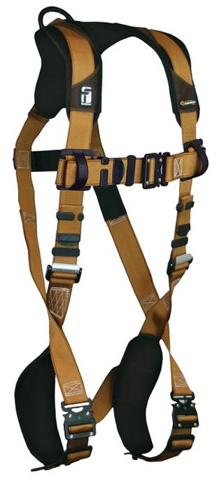 FallTech Advanced ComforTech Gel Non-Belted 1 D-Ring Climbing Harness with Quick Connect Buckles