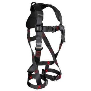 FallTech FT-Iron 1 D-Ring Harness with Shoulder Padding and Quick-Connect Legs