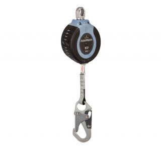 FallTech 10 Foot Compact Web SRD with Swivel Eye Connector and Steel Snap Hook Leg-end Connector