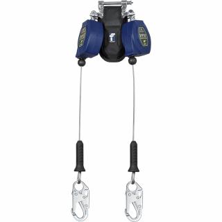 Falltech 8 Foot FT-X Cable Class 2 Leading Edge Twin-leg Personal SRL