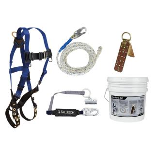 FallTech Roofer's Kit with 1 D-Ring Harness