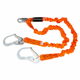 Safewaze V-Line 6' Stretch Internal Energy Absorbing Lanyard - GME