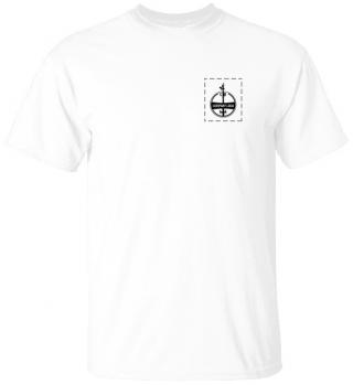 Custom Company Logo White T-Shirt