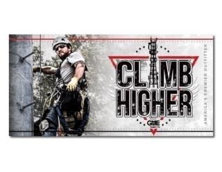 GME Supply Climb Higher Motivational Workplace Banner