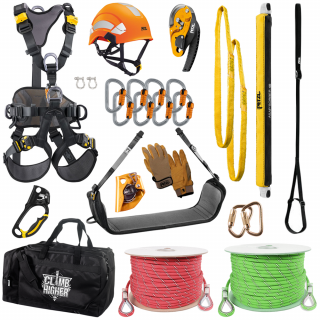 GME Supply Basic Controlled Descent Kit with Rope and Rescue Equipment