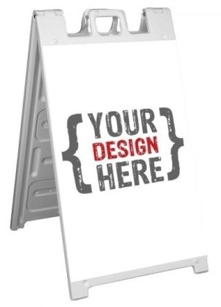 GME Supply Custom Design Fold Up Job Site Sign