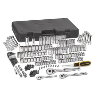 GearWrench 165 Piece 1/4, 3/8, and 1/2 Inch Drive Mechanics Tool Set