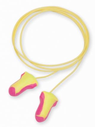 Honeywell Howard Leight Laser Lite Single-Use Corded Earplugs (100 Pairs) - Poly Bag