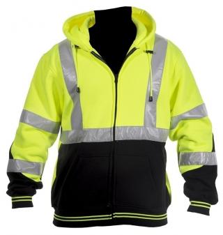 2W Class 3 Two Tone Hi Viz Sweatshirt