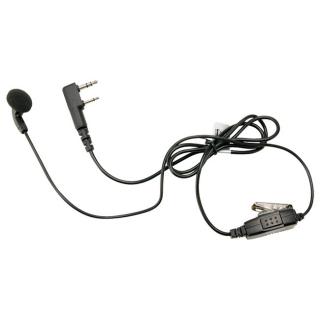 Kenwood KHS-26 Earbud Headset with In-Line Push-to-Talk Mic