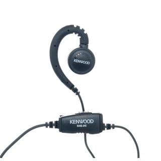 Kenwood KHS-31C C-Ring Headset with In-Line Push-to-Talk Mic