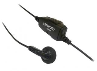 Kenwood KHS-33 Earbud Headset with In-Line Push-to-Talk Mic