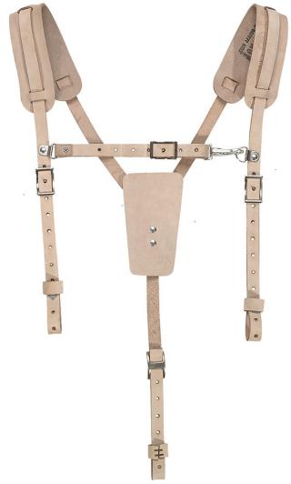 Klein Tools 5413 Work-Belt Leather Suspenders