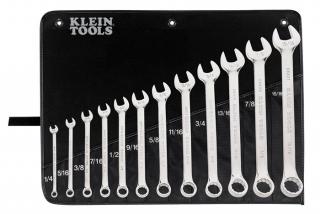 Klein Tools Combination Wrench 12 Piece Set with Pouch