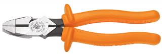 Klein Tools D2000-28-INS 8 Inch Insulated High-Leverage Diagonal-Cutting Pliers