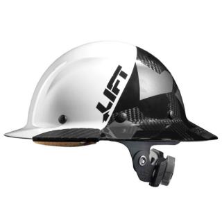 Lift Safety DAX Carbon Fiber 50/50 White/Black Camo Full Brim Hard Hat