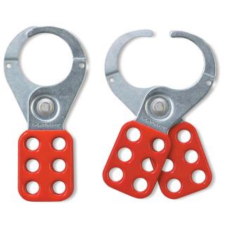 Master Lock Steel Lockout Hasp with 1-1/2 Inch (38mm) Jaw Clearance