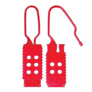 Master Lock Plastic Nylon Non-Conductive Lockout Hasp with 1 Inch x 2-1/2 Inch (25mm x 64mm) Jaw Clearance