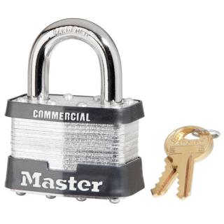 Master Lock 2 Inch (51mm) Laminated Steel Pin Tumbler Padlock