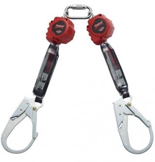 Protecta Rebel 6 Foot Twin Leg Web SRL with Rebar Hooks