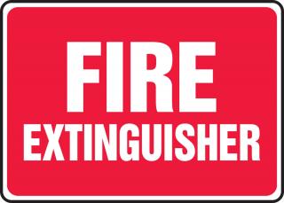 Accuform 'Fire Extinguisher' Sign