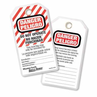 Master Lock Do Not Operate Safety Lockout Tags (12-Pack)
