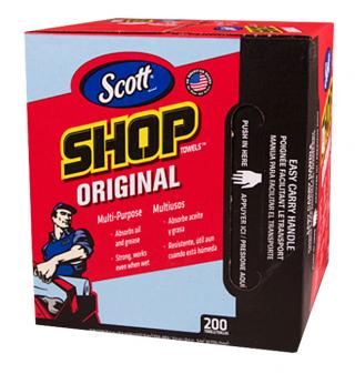 Scott Blue Shop Towels (Box of 200)